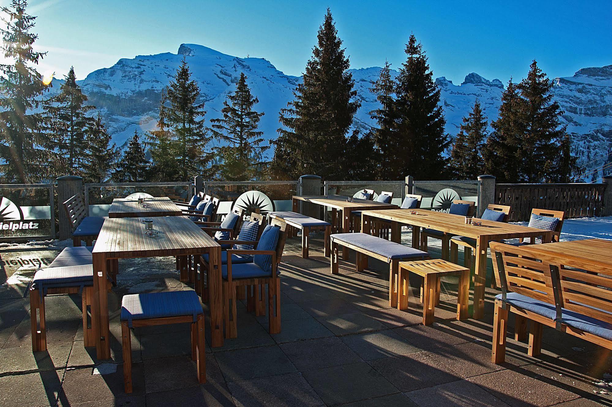 Berglodge Restaurant Ristis Engelberg Ngoại thất bức ảnh